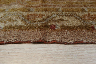 Beige Traditional All Over Oushak Area Rug