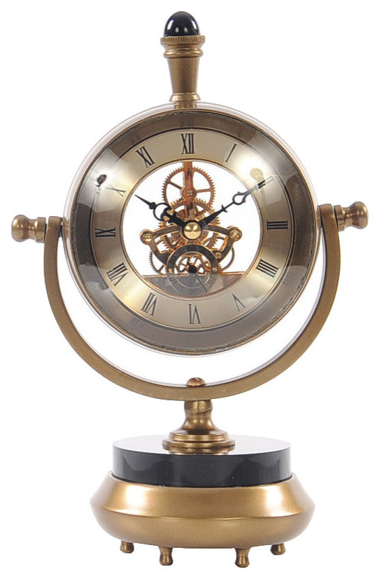 Old Modern Handicrafts AK028 Brass Table Clock