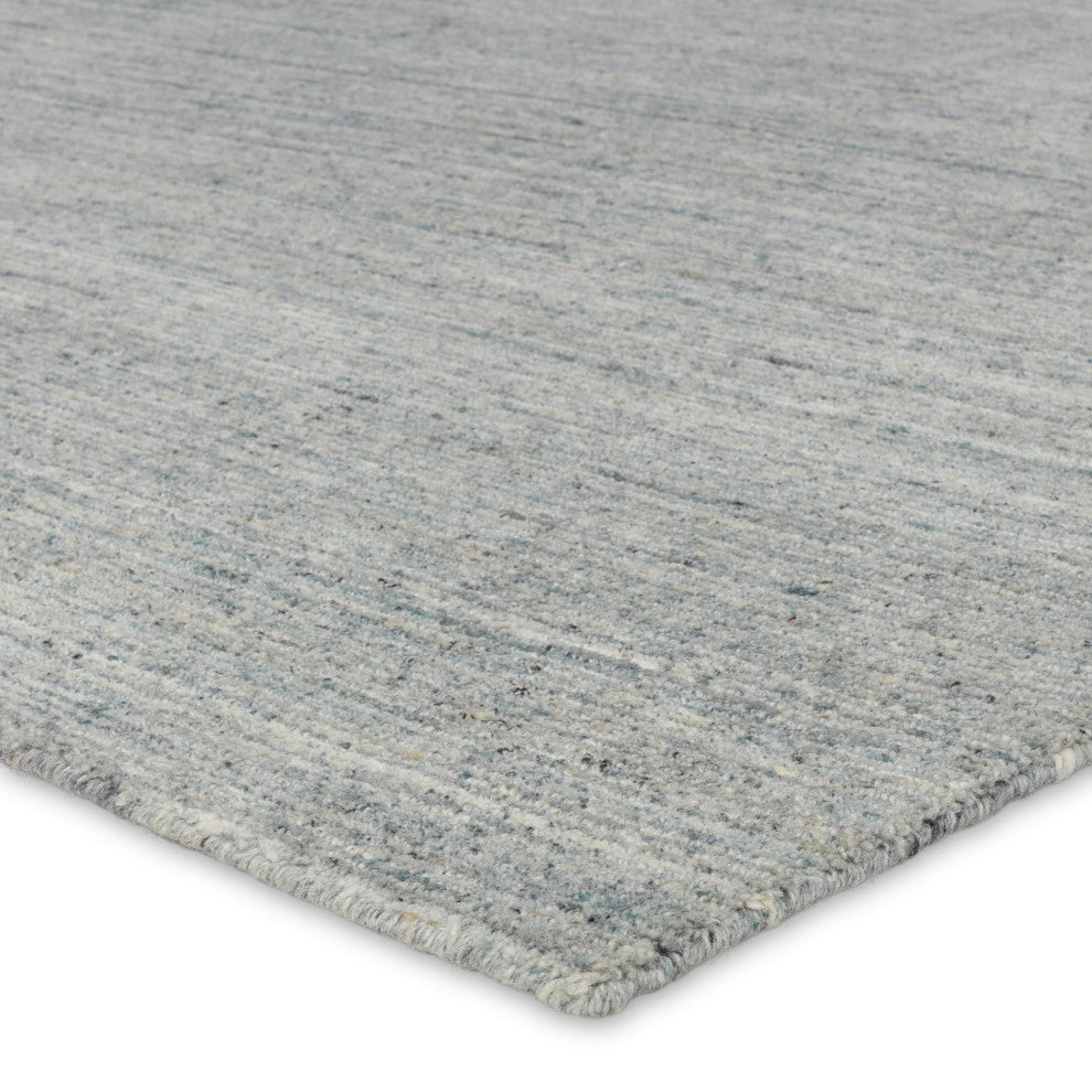 Jaipur Living Vassa Handmade Solids & Heathers Blue/Gray Area Rug, 3'x12'