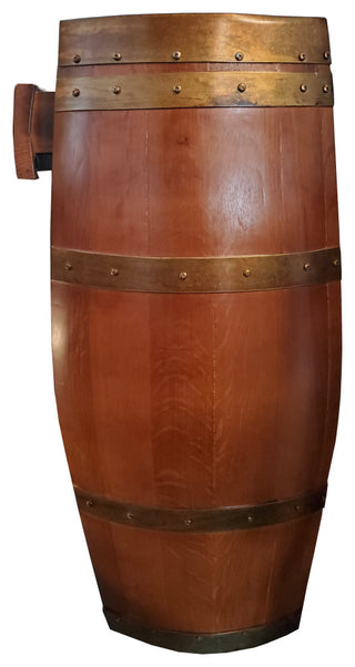 Wine Barrel Shelf with Drawer