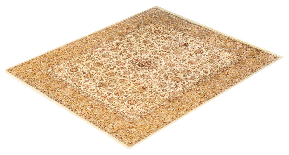 Naik One-of-a-Kind Hand-Knotted Area Rug Ivory, 8'3"x9'10"