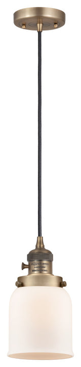 INNOVATIONS 201CSW-BB-G51-LED 1-Light Mini Pendant Brushed Brass