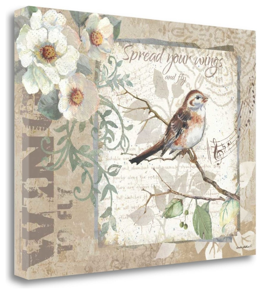 "Spread Your Wings" By Anita Phillips, Giclee Print on Gallery Wrap Canvas