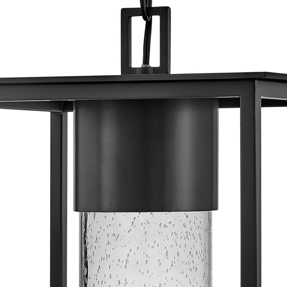 Coen LED Hanging Lantern, Black