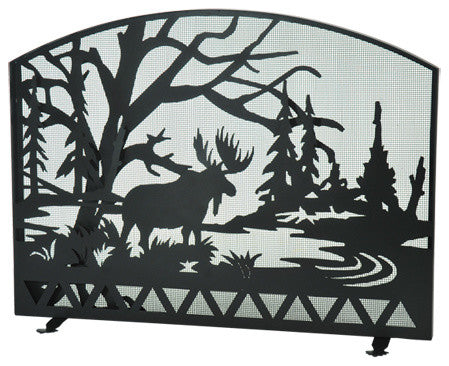 54W X 42H Moose Creek Fireplace Screen
