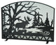 54W X 42H Moose Creek Fireplace Screen