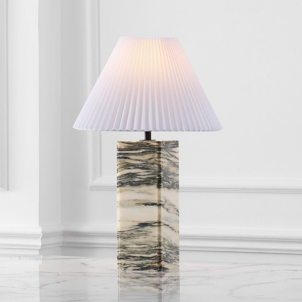 Safavieh Couture Mackenzie Square Marble Table Lamp