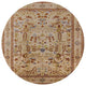 Ahgly Company Indoor Round Mid-Century Modern Area Rugs, 5' Round