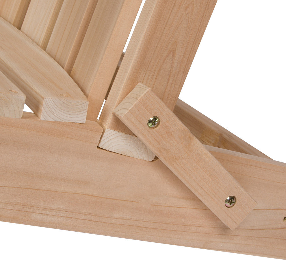 Marina Adirondack Folding Chair, Natural