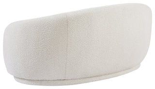 Hyde Boucle Fabric Upholstered, Cream, Loveseat