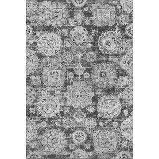 Premium Machine Washable Mayfield AMF634 Gray 5' x 7'6" Rug