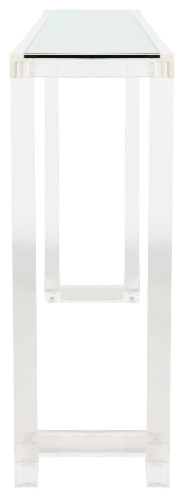 Safavieh Couture Benji Acrylic Console Table, Clear