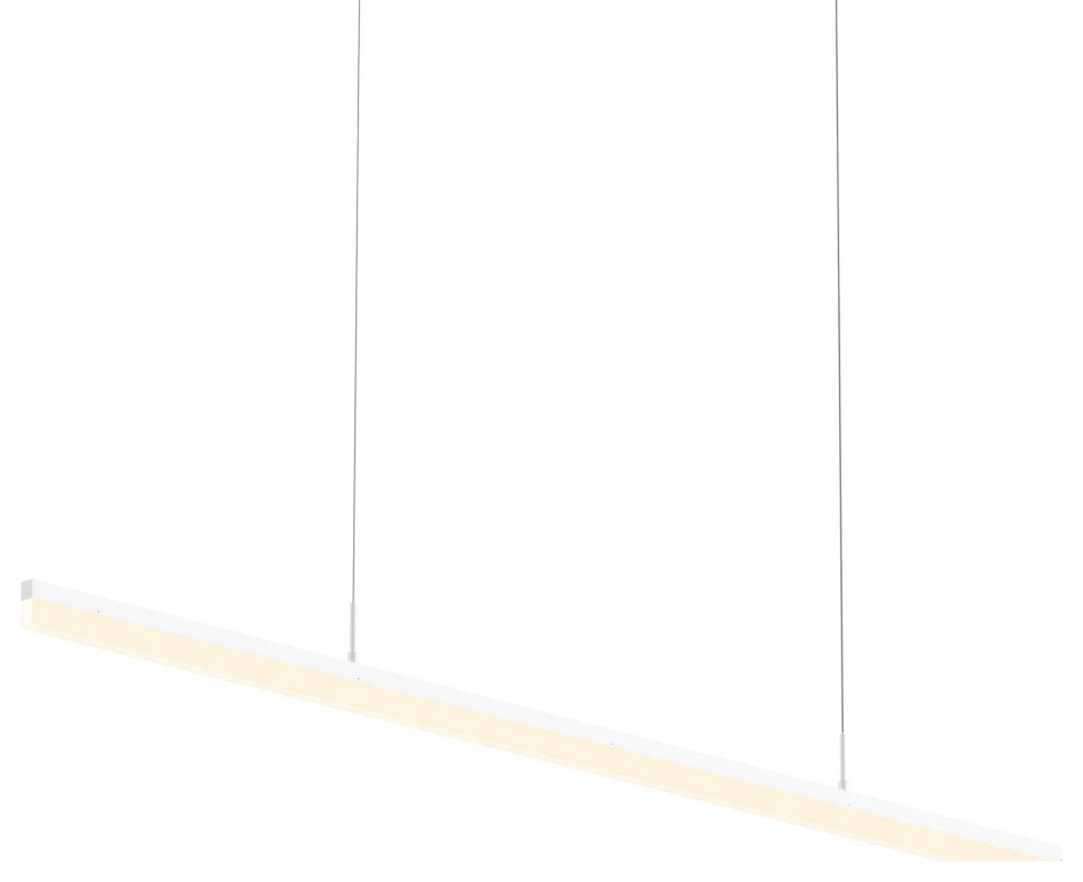 Sonneman 2348 Stiletto 60"W Linear LED Chandelier - Satin White