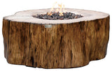 Manchester Redwood Concrete Natural Gas Fire Table by Elementi Fire