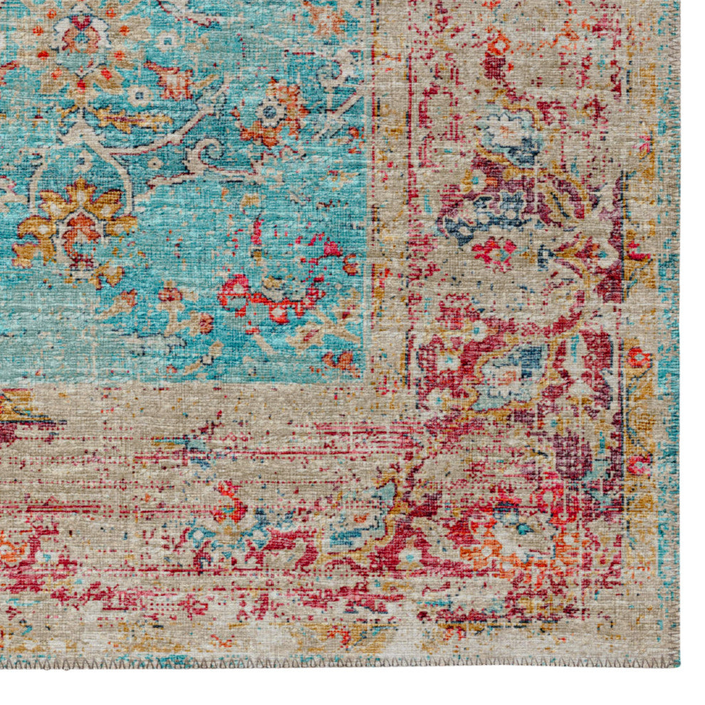 Dalyn Indoor/Outdoor Marbella MB2 Mediterranean Washable 2'3"x7'6" Runner Rug