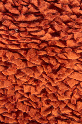 Azzura Contemporary Area Rug, Rust, 5'x7'6"