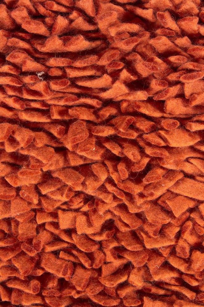Azzura Contemporary Area Rug, Rust, 5'x7'6"