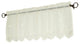 Hathaway Rod Pocket Valance Flat 54 x 17 in Cream