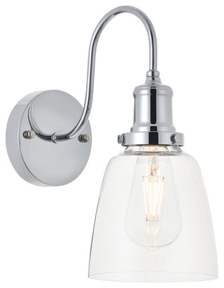 Chrome Finish 1-Light Wall Sconce