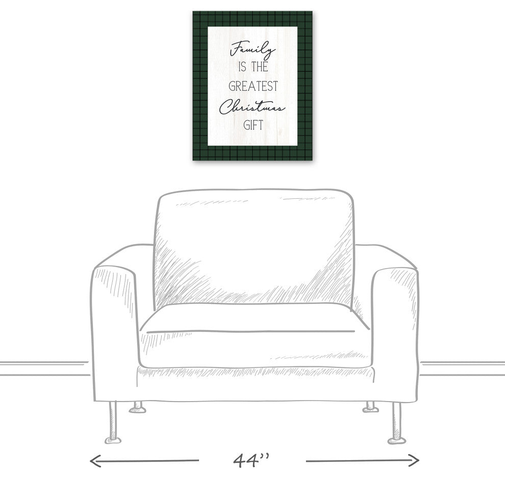 Greatest Christmas Gift 16x20 Canvas Wall Art