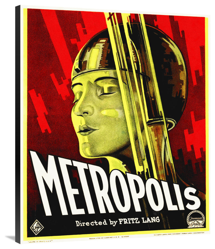 "Metropolis 1927" Stretched Canvas Giclee by Hollywood Photo Archive, 27x40"