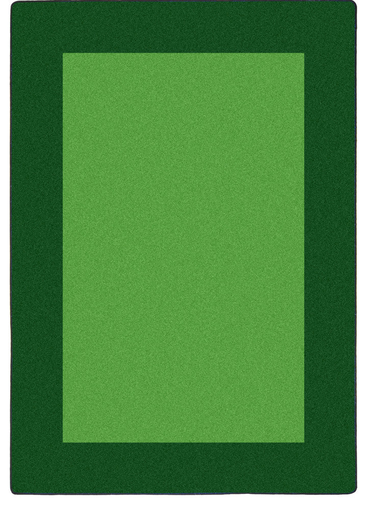All Around Rug, Green, Rectangle, 92"x64"
