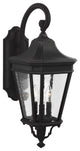 Cotswold Lane Medium Lantern, Black