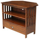 Mission Corner Entertainment / TV Stand, Espresso