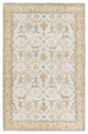 Surya Zahra ZHA-4038 5'6"x8'6" Rug, Ice Blue/Tan/Teal/Camel/Taupe/Eggplant