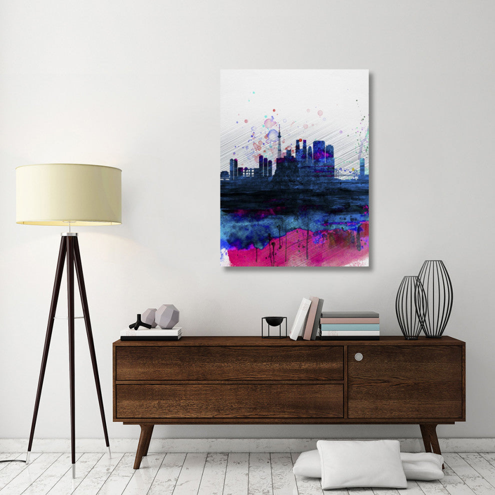 "Tokyo Watercolor Skyline" Fine Art Print