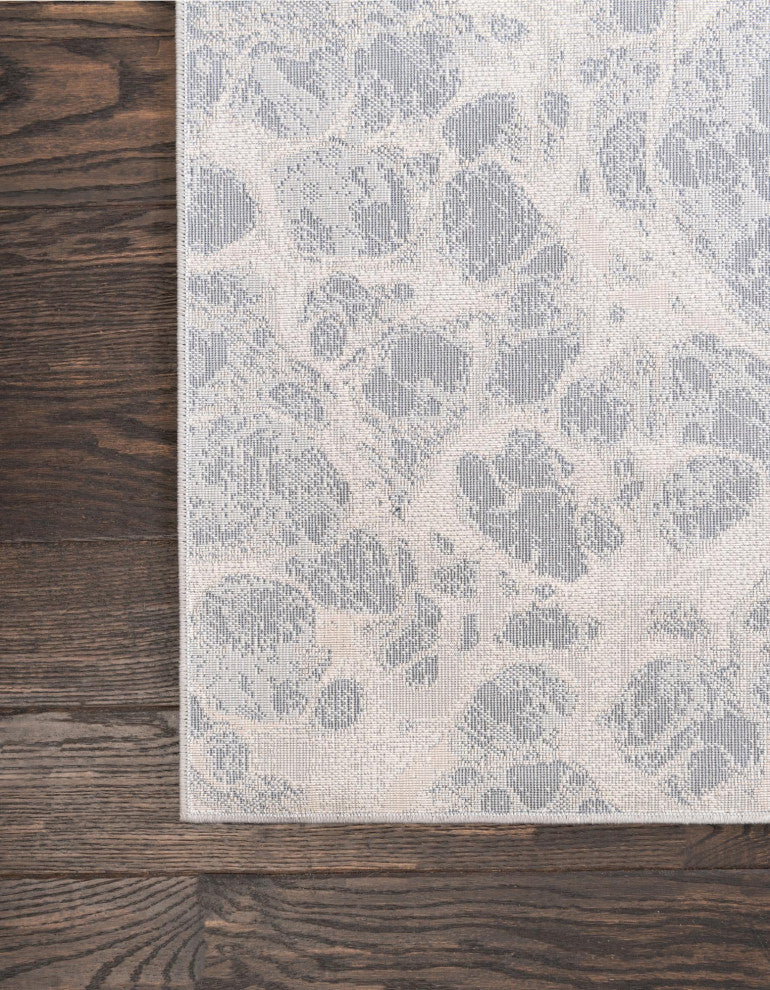 Unique Loom Oasis Breeze Area Rug, Gray, 4' 0 X 6' 0 Rectangular