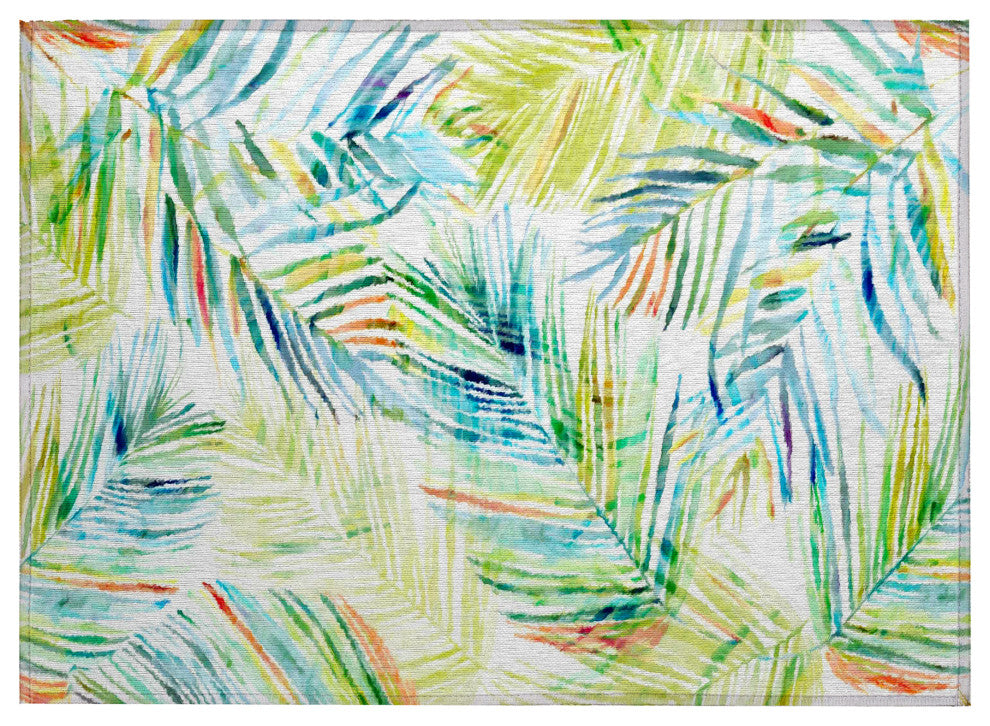 Indoor/Outdoor Tropics TC4 Meadow Machine Washable 1'8" x 2'6" Rug