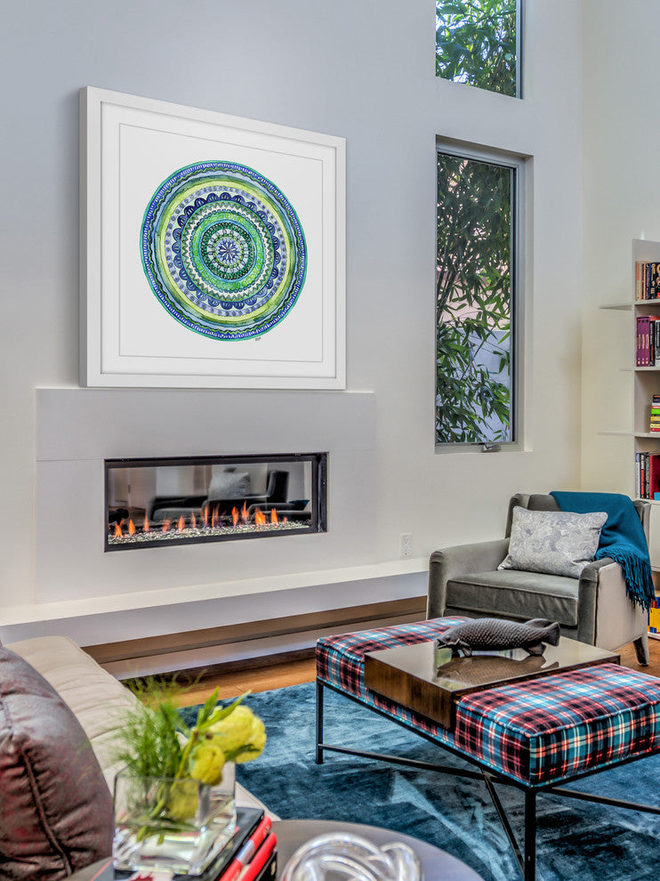 "Mosaic" Framed Print by Rachel Byler