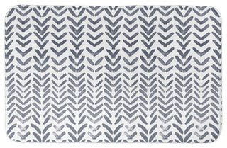 Herringbone Pattern 34x21 Bath Mat