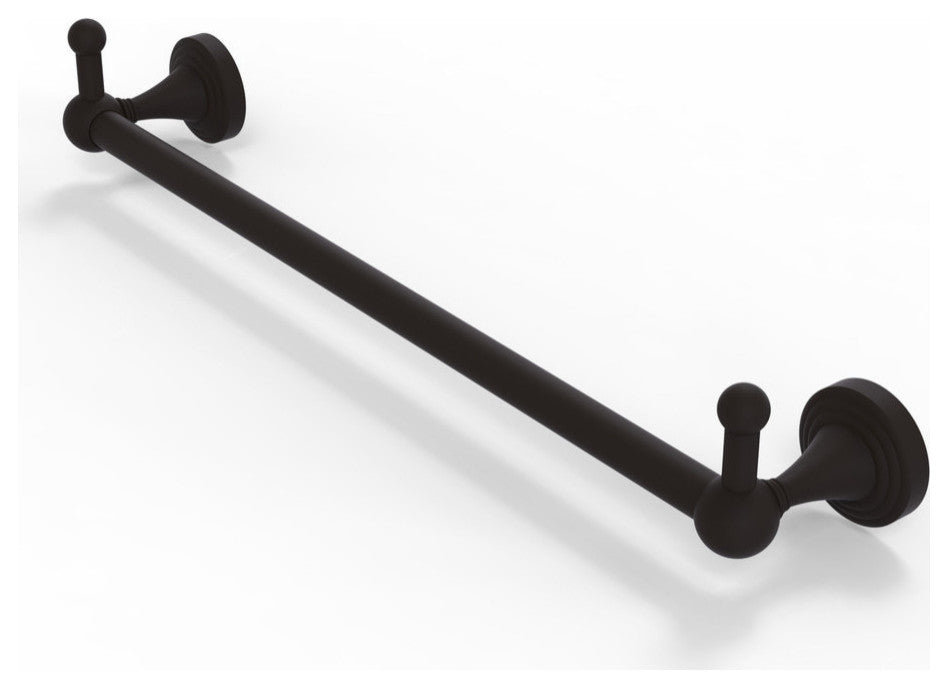 Sag Harbor 24" Towel Bar with Integrated Hooks, Oil Rubbed Bronze