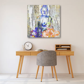 "Timeless Buddha II" Gallery-Wrapped Canvas Wall Art, 30"x30"
