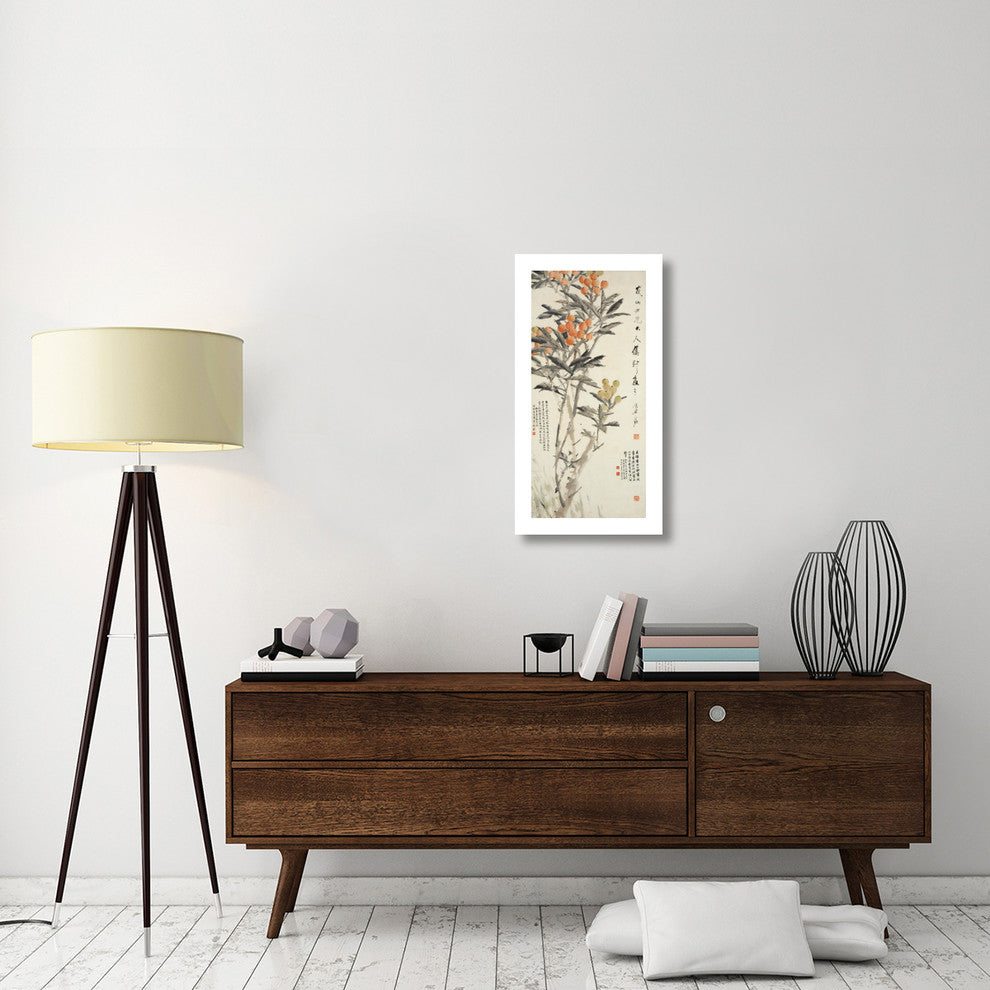 "Pipa (Loquat), c. 1888-1889" Digital Paper Print by Xugu, 16"x32"