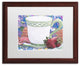 Jenny Newland 'Tea Party Bear 2' Matted Framed Art, 20x16