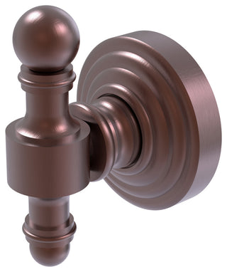 Retro Wave Robe Hook, Antique Copper