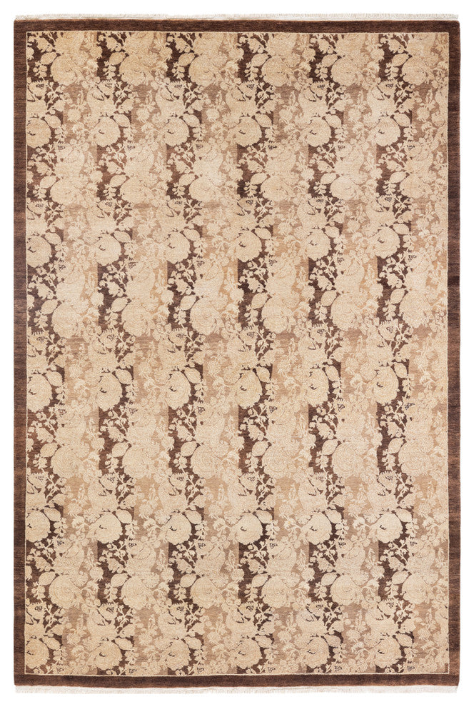 Mogul, One-of-a-Kind Hand-Knotted Area Rug Brown, 5' 2" x 7' 10"