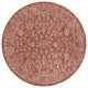 Tela Bohemian Textured Weave Floral Indoor/Outdoor Area Rug
