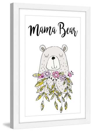 "Mama Bear" Framed Painting Print