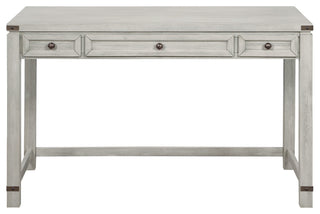 Baton Rouge Home Office Writing Desk, Champagne Oak Finish