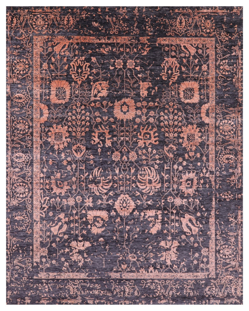 Persian Wool & Silk Handmade Rug 8' 0" X 10' 2" - Q15752