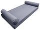 Style5 Twin-XL Pipe Trim Outdoor Mattress Bolster Slip Cover COMPLETE SET AD001