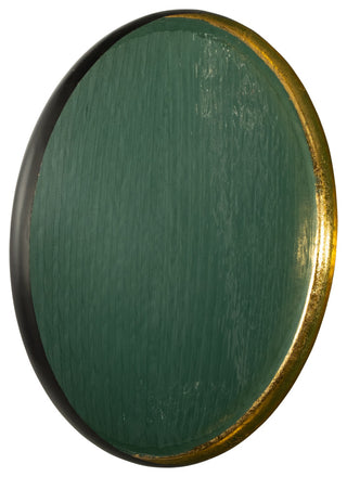 Iron, 29", Circle Wall Deco, Blue