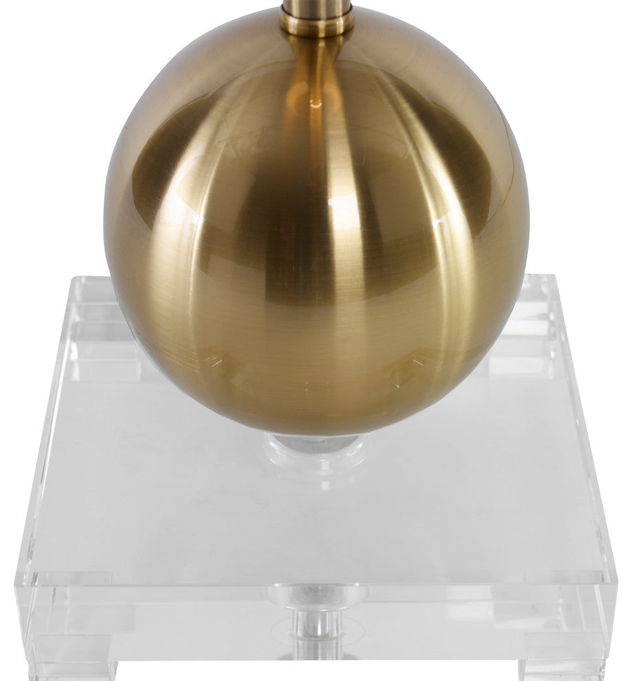Uttermost Laton Buffet Lamp, Brushed Brass
