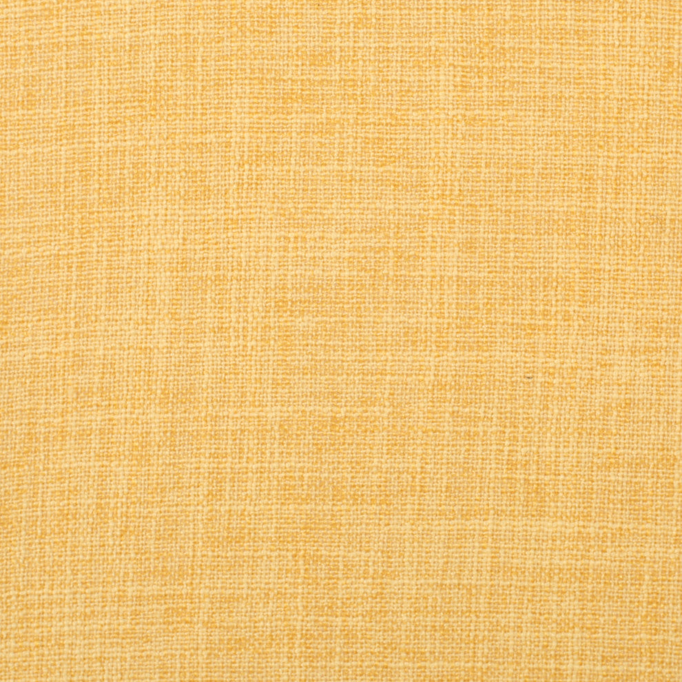 GDF Studio Balen Mid Century Modern Fabric Rocking Chair, Muted Yellow