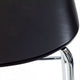 Modern Contemporary Dining Kitchen Wood Bar Stool Black