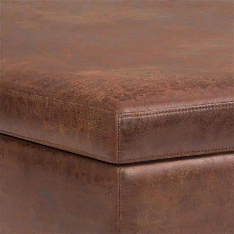 Owen XL Square Coffee Table Storage Ottoman